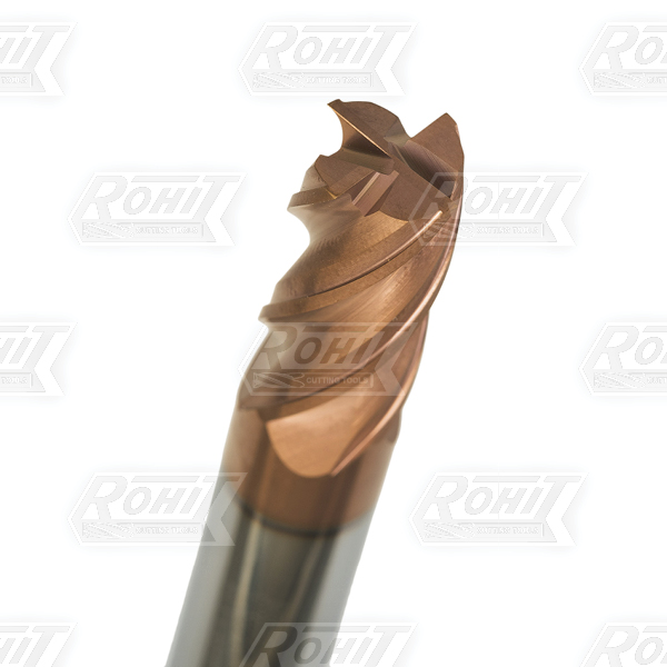 401-4-Flute-HP-Solid Carbide Flat End Mills upto 65HRc machining-Metric